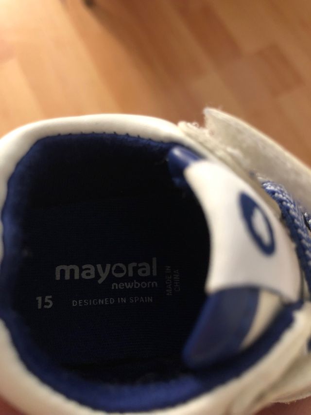 Zapatillas bebé mayoral