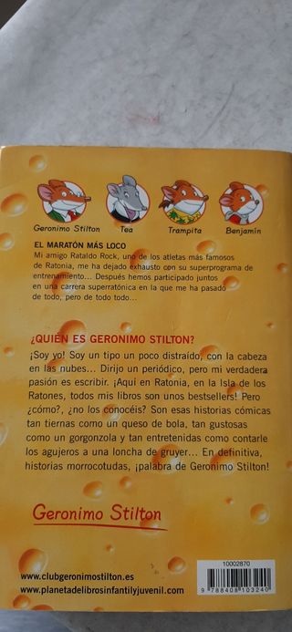 17 libros colec. Humor y Misterio Gerónimo Stilton