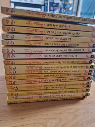 17 libros colec. Humor y Misterio Gerónimo Stilton