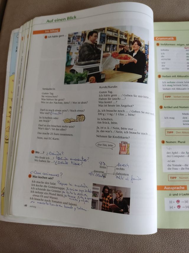 Libro de alemán A1 Escuela de idiomas