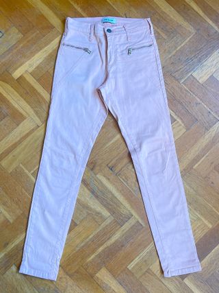 Indi & Cold π pantalon rosa π corte vaquero 