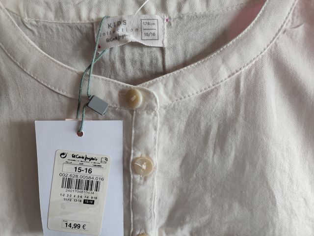 Blusa KIDS in taglio inglese