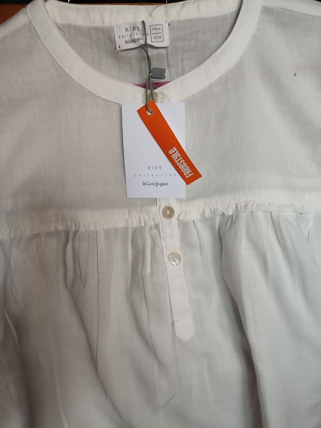 Blusa KIDS in taglio inglese