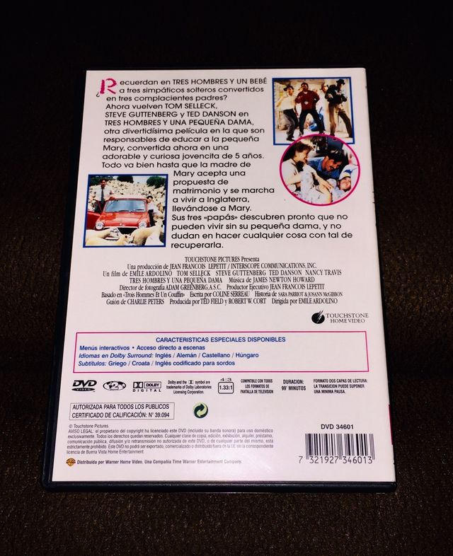 Tres hombres y una pequeña dama - Descatalogada.