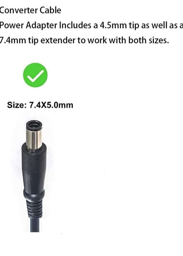 Cargador para portátil de 65w 45w