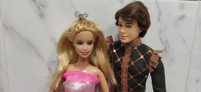 Princesa Barbie y Príncipe Derek