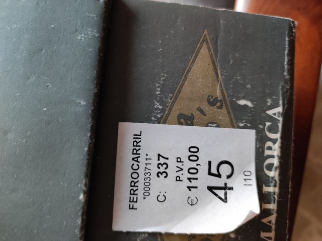 Zapatos negros piel Marma's 45 Mallorca 