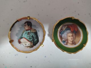LOTE DOS PLATILLOS PORCELANA LIMOGES