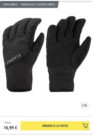  Esqui de fondo.Guantes Nuevos! Decathlon