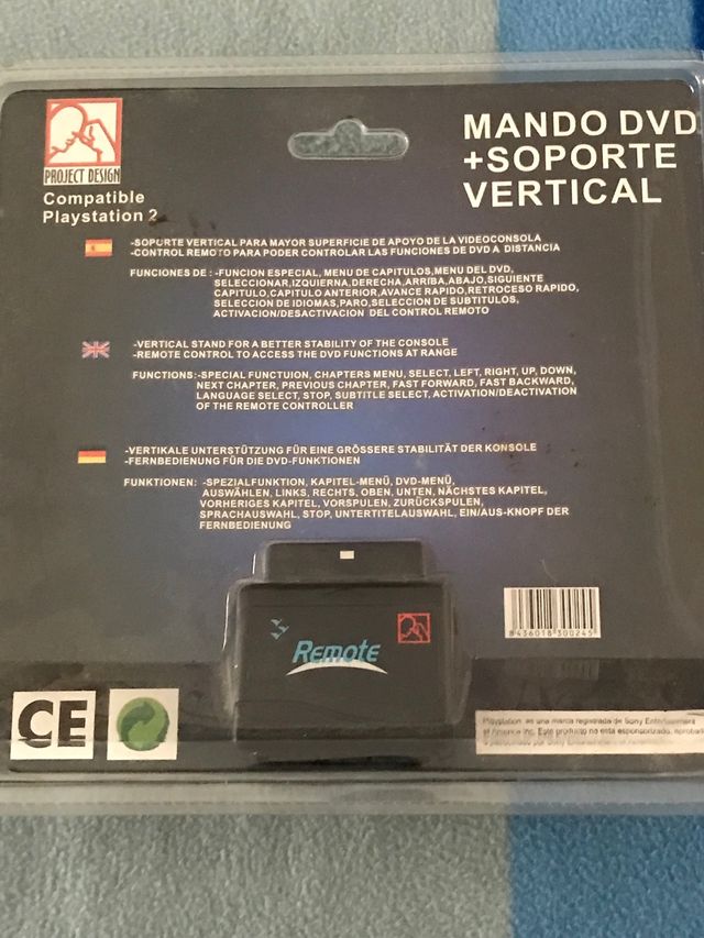 Mando DVD + Soporte Vertical