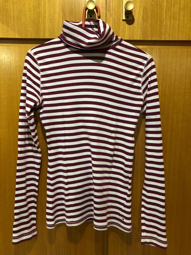 Jersey de cuello alto a rallas Tommy Hilfiger