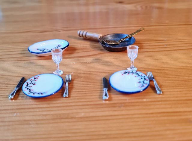 Lote miniaturas  mesa cocina