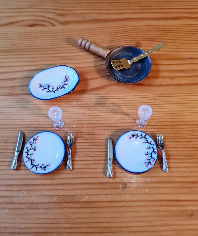 Lote miniaturas  mesa cocina