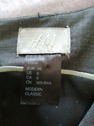 Vestido a estrenar de H&M completamente forrado