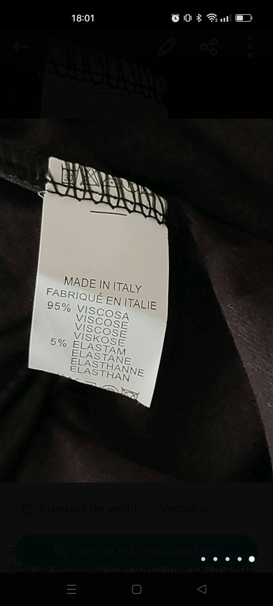 vestido plisado estampado talla única