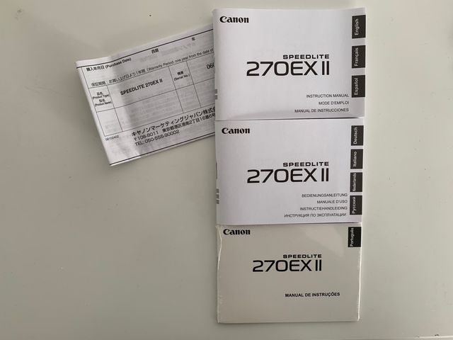 Flash Canon Speedlite 270EX II