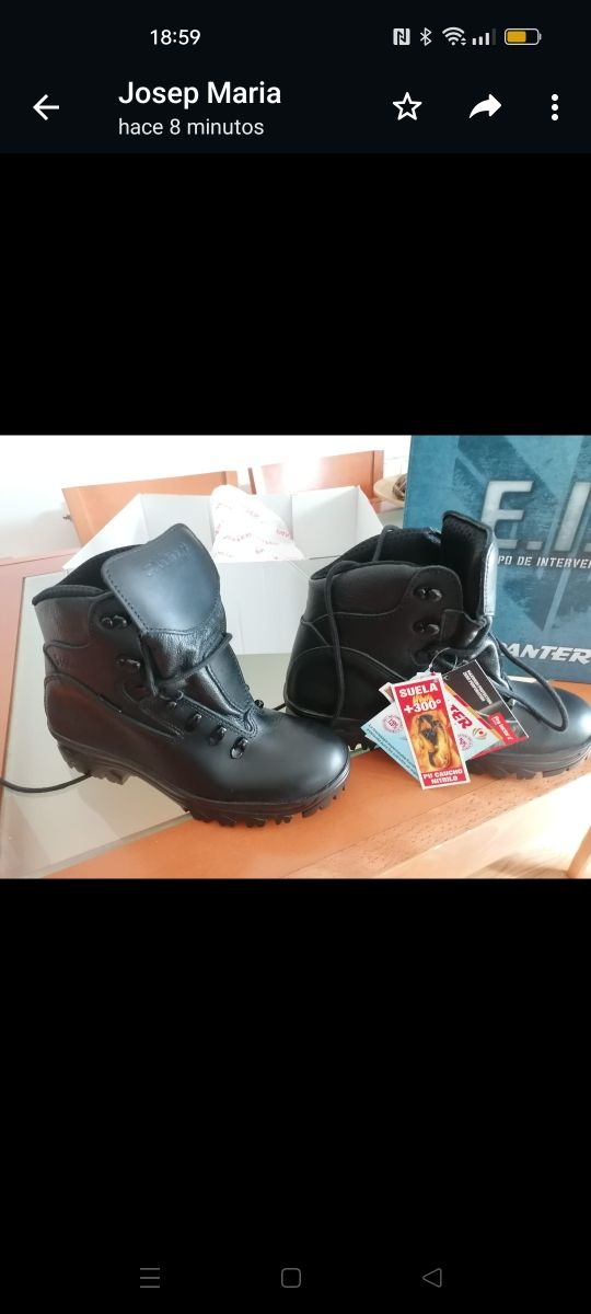 Botas Panter Vulcano sin estrenar con etiqueta