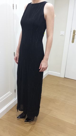 Vestido largo de fiesta.