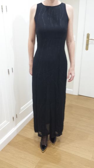 Vestido largo de fiesta.
