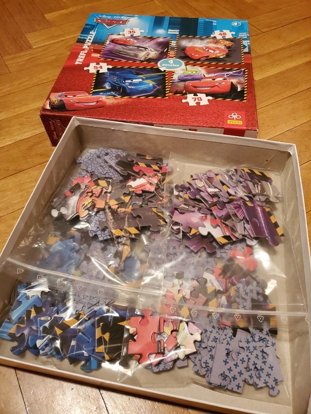 4 Puzzles Cars