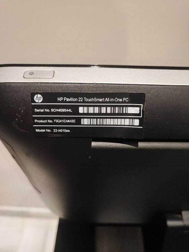 HP con pantalla tactil