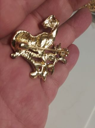 Broche y colgante pantera naturaleza joyas mujer