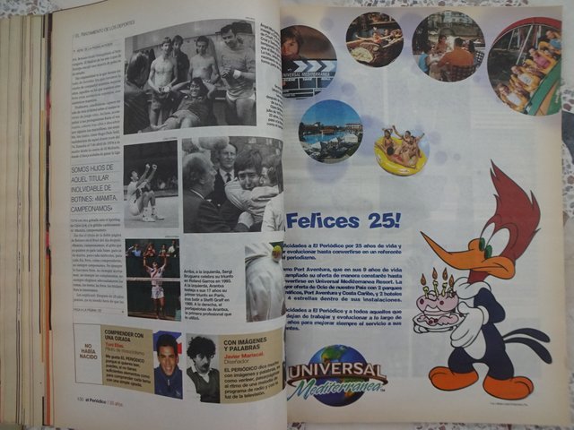 Revista Libro Especial 25 Años Periódico Español