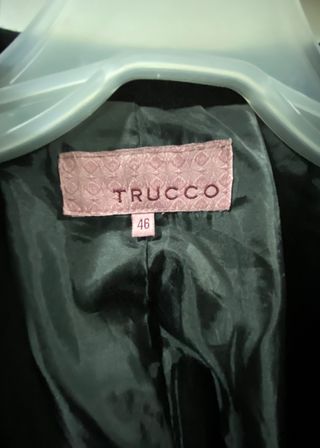 Abrigo/Chaquetón de paño de mujer. Truco. T: 46