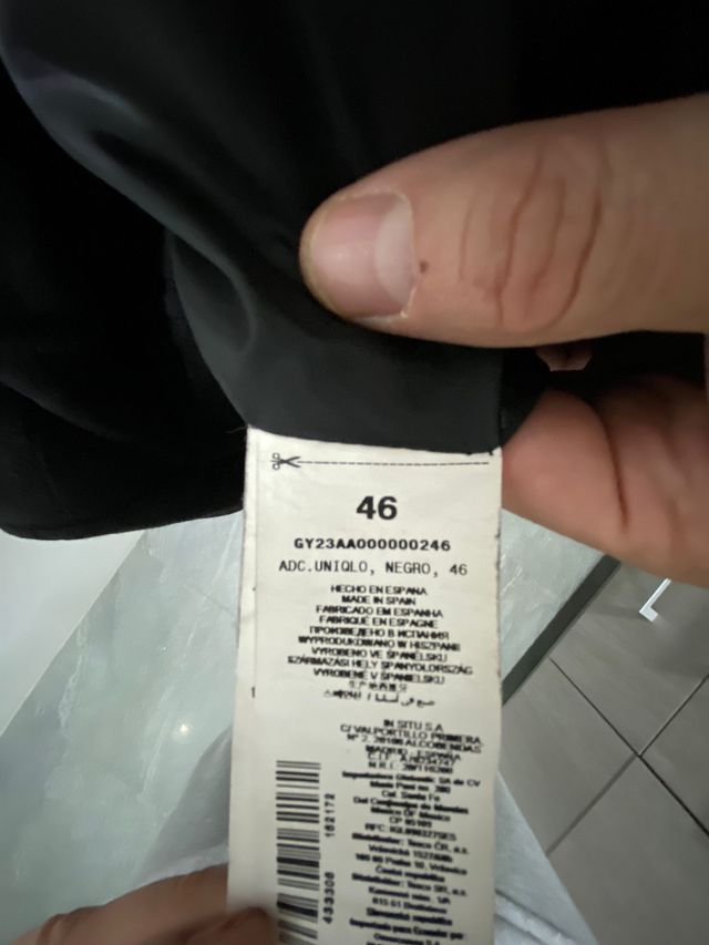 Abrigo/Chaquetón de paño de mujer. Truco. T: 46