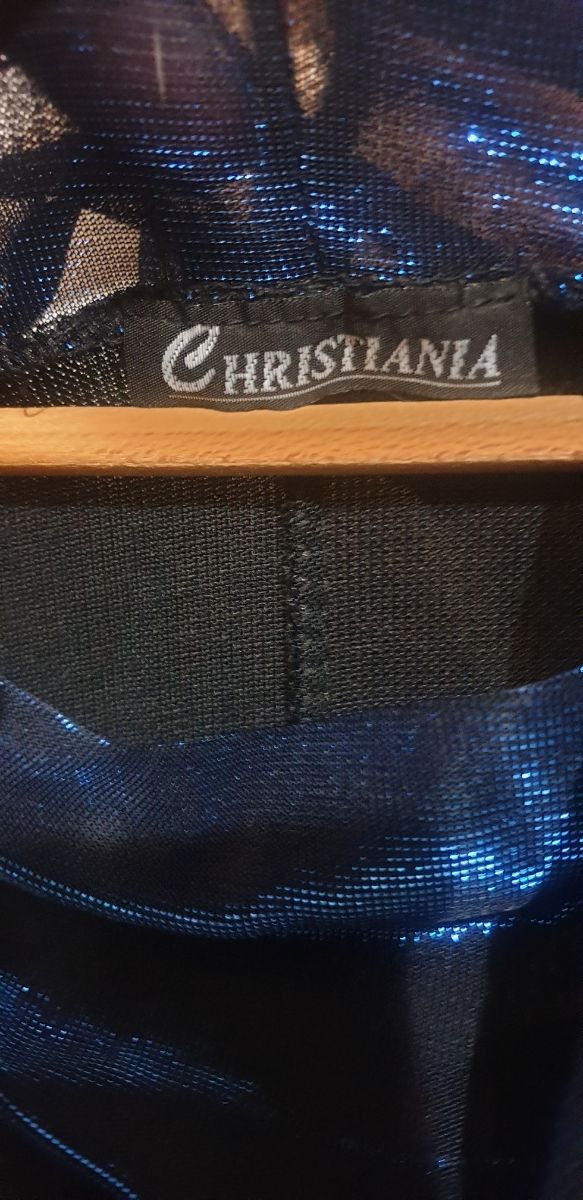 Precioso vestido vintage negro licra caida