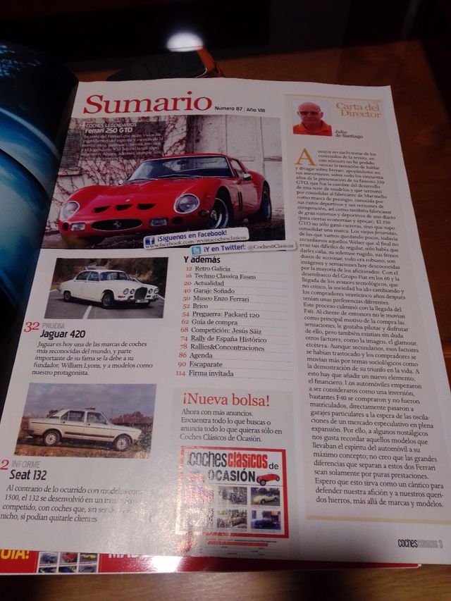 REVISTA COCHES CLÁSICOS.
