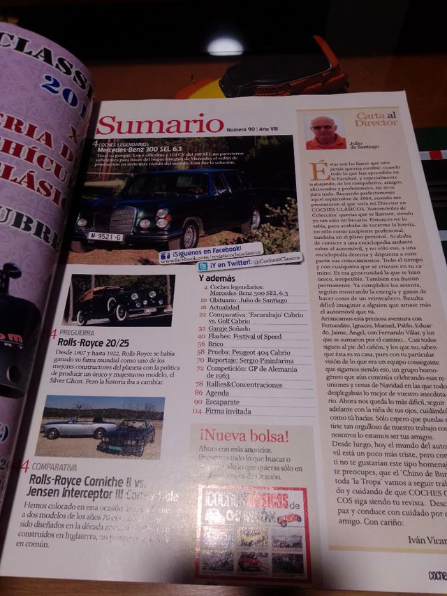 REVISTA COCHES CLÁSICOS.