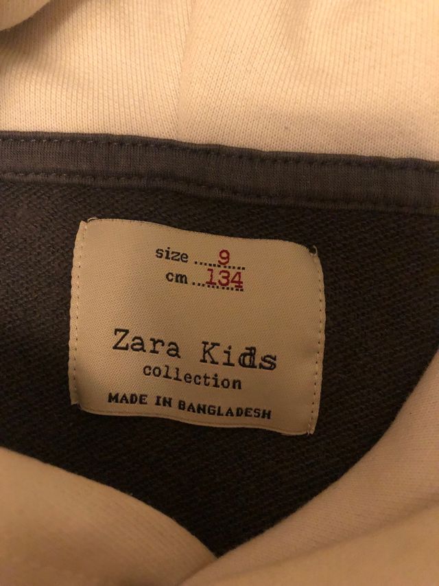 Sudadera niño zara