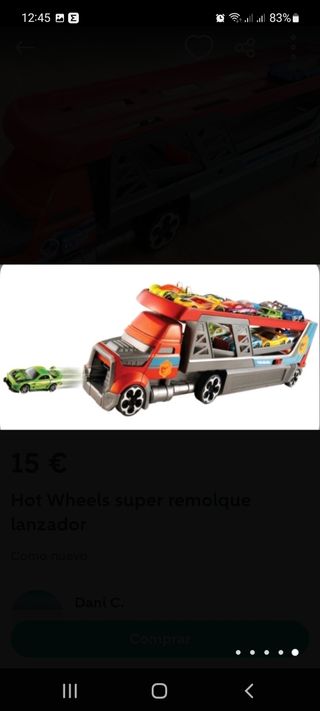 Mega Camion Camion Lanzador Hot Wheels Blastin Rig CamiÃ³n Hot