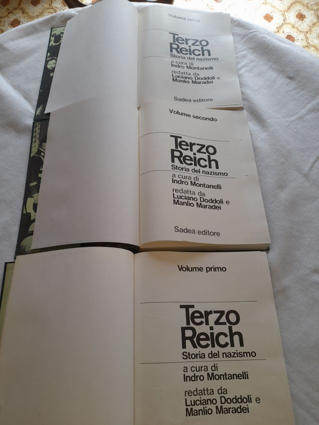 terzo REICH storia del nazismo 3 volumi
