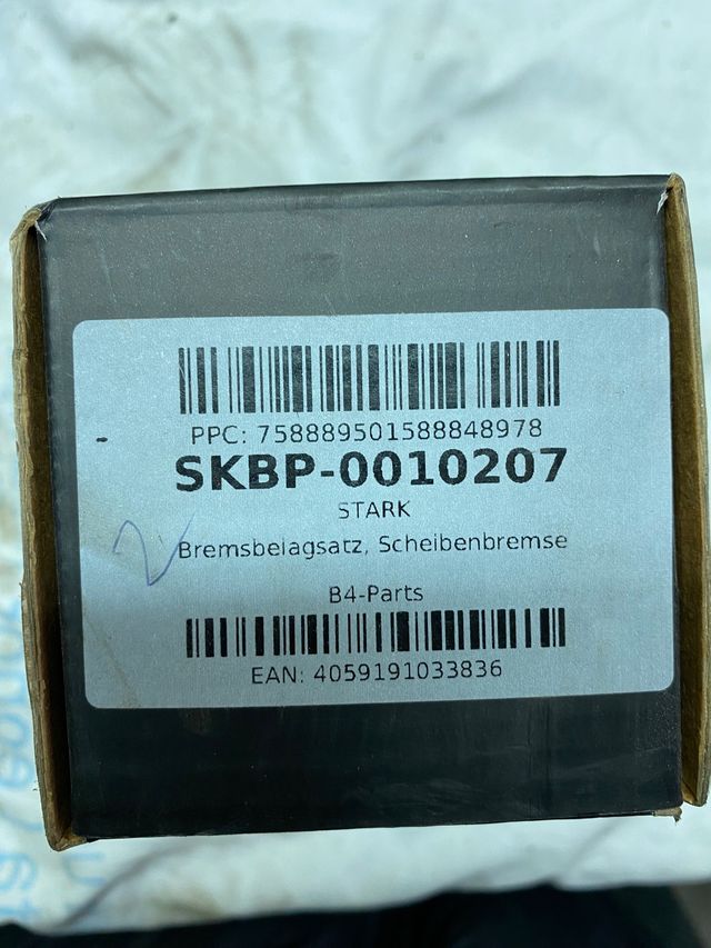 Pastillas de freno Mercedes