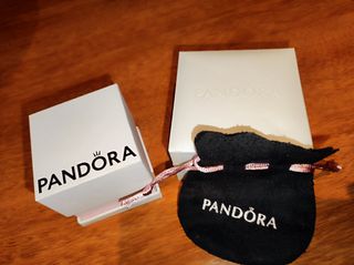 PANDORA PULSERA DE PLATA CHARMS Y JOYERO 