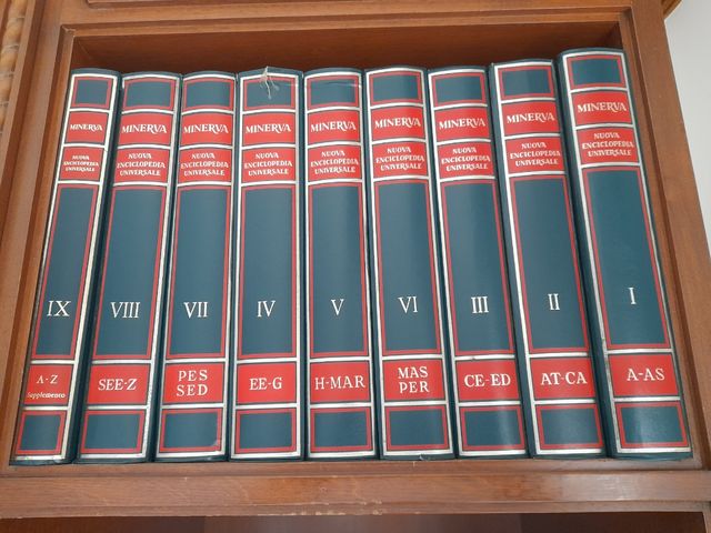 enciclopedia minerva 9 volumi