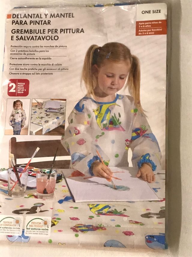 Lote 2 batas y manteles. Especial manualidades