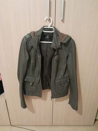 Chaqueta de piel auténtica 