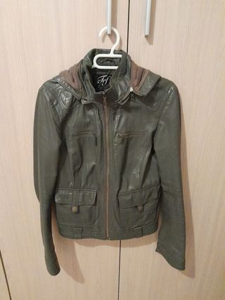 Chaqueta de piel auténtica 