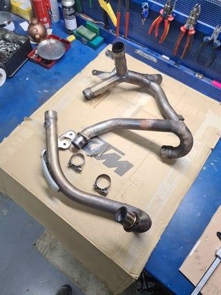 tramos colectores ducati monster 696
