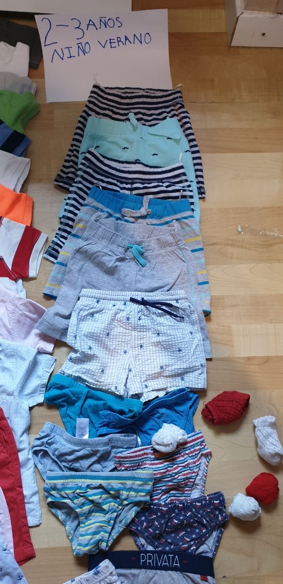 ropa 2 a 3 años
