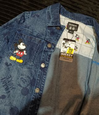 chaqueta vaquera mickey mouse Desigual