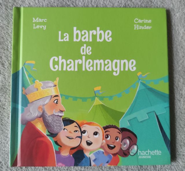 LIBRO NIÑOS FRANCÉS LA BARBE DE CHARLEMAGNE.