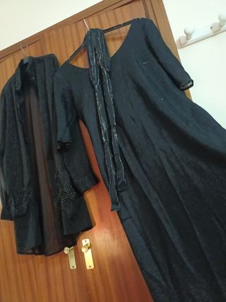 Vestido y Camisola d brillo para fiestas etc...
