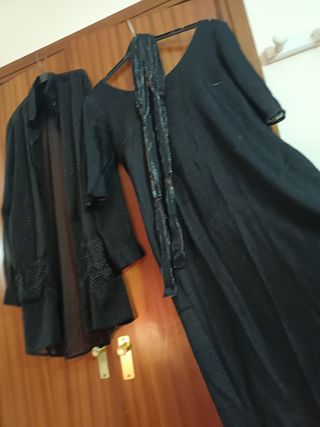 Vestido y Camisola d brillo para fiestas etc...