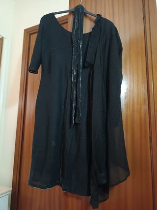 Vestido y Camisola d brillo para fiestas etc...