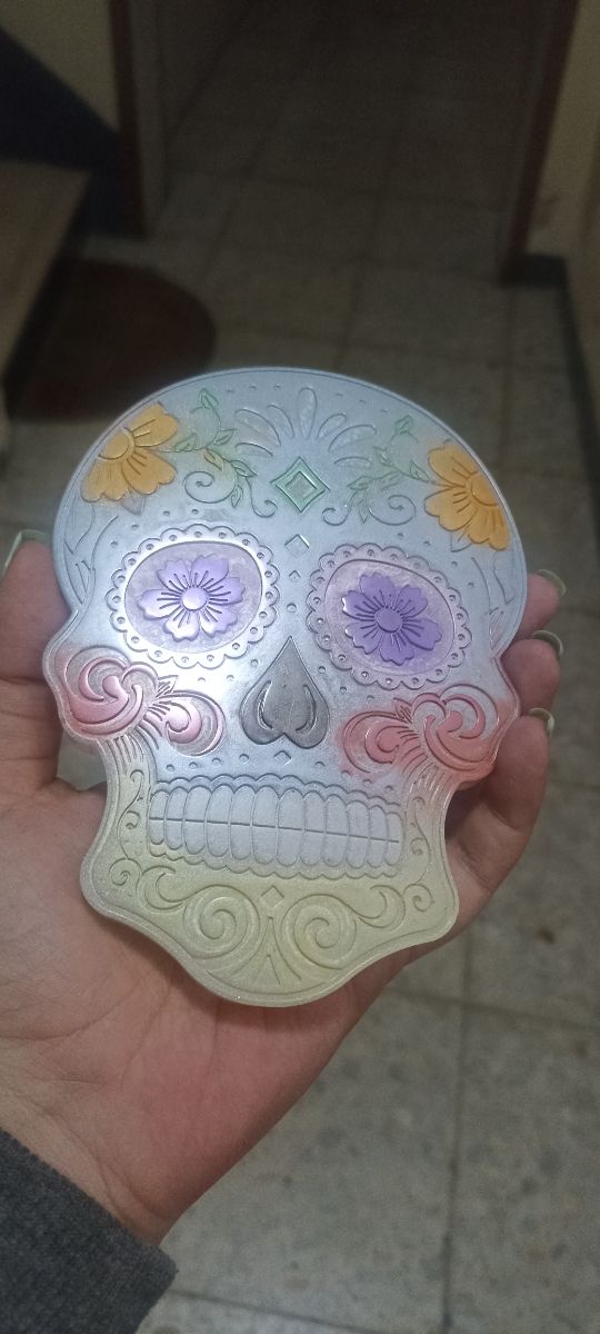 calavera mexicana resina