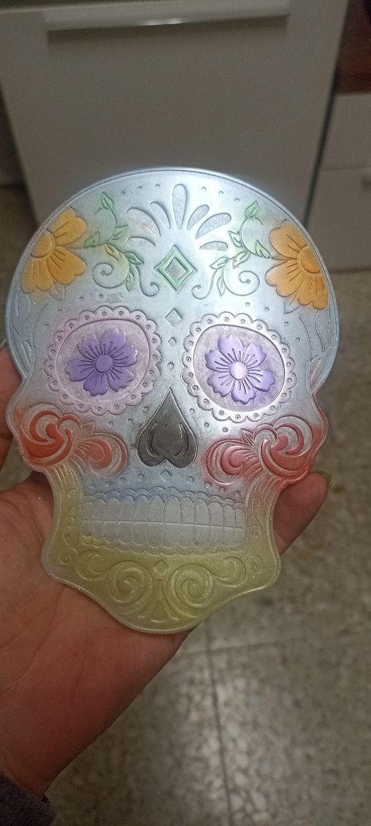 calavera mexicana resina